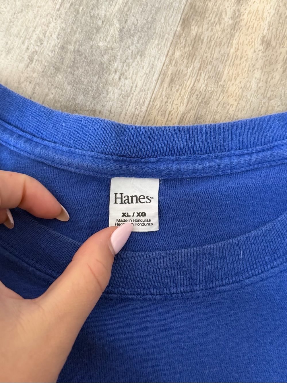Hanes Blue Florida Gators Tee with Orange Logo - Picture 3 of 4
